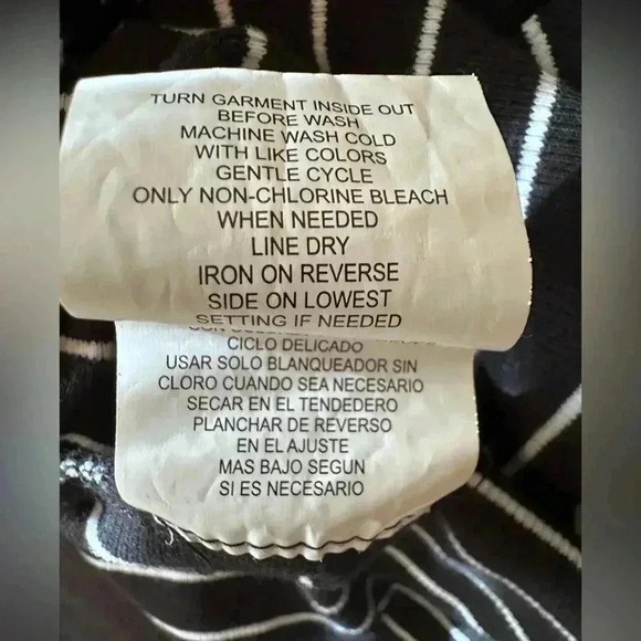 Women’s Black/White Striped Altar’d State Jumpsuit/ Romper, Small - Picture 7 of 7